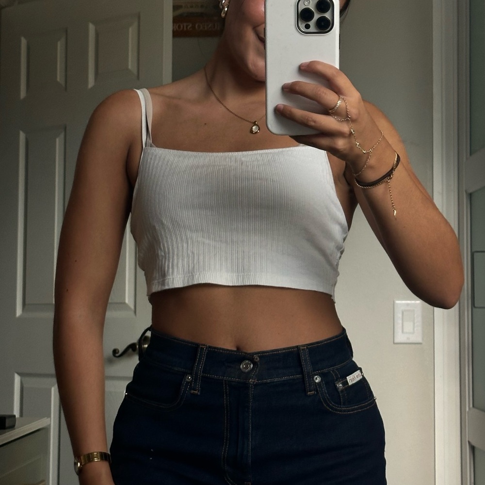 aerie white tank
